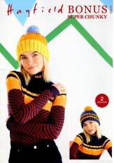 Knitting Pattern - Hayfield 10625 - Bonus Super Chunky - Hats